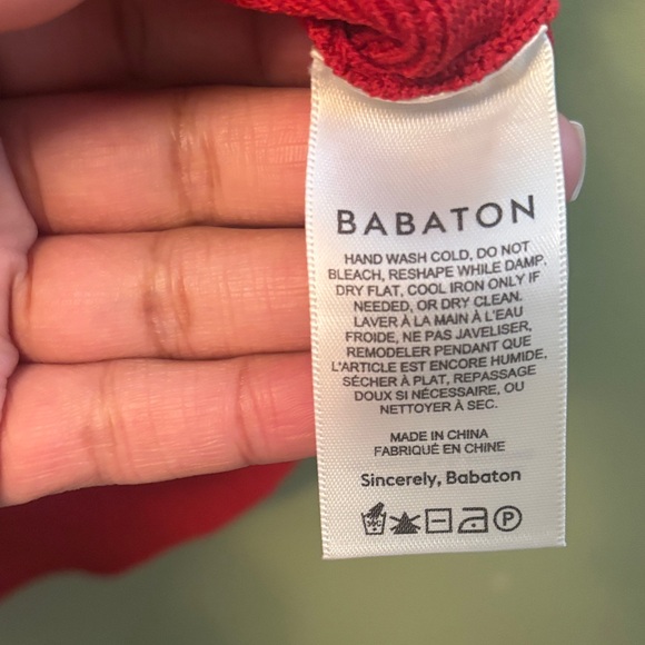 Babaton Contour High Neck Ribbed Tank - Picture 3 of 3